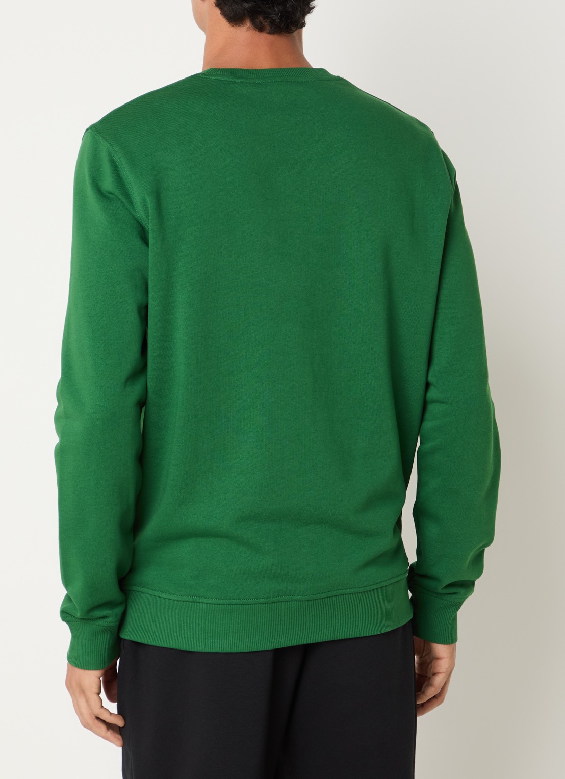 Lyle & Scott Sweater met logoborduring - achterkant groen