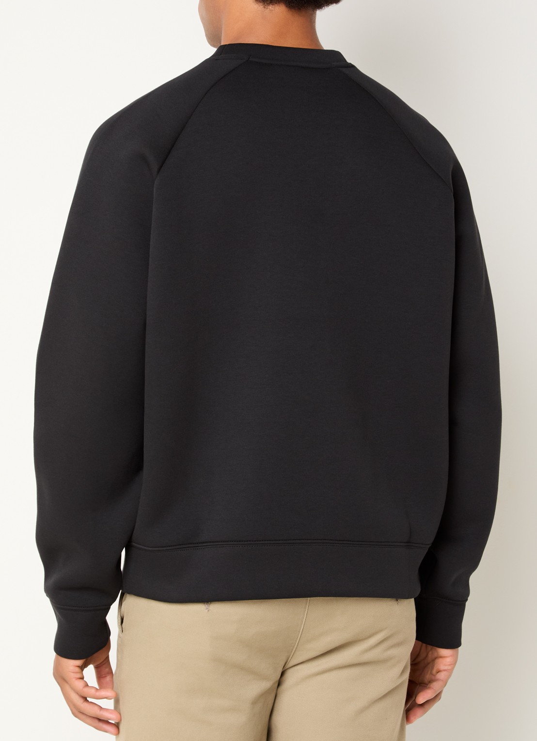 Lyle & Scott Sweater met logoborduring - achterkant zwart