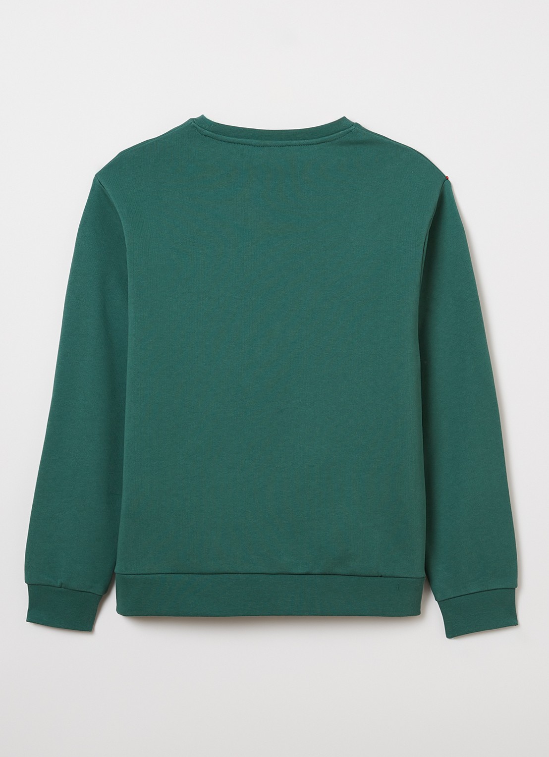 Lyle & Scott Sweater met logoborduring - voorkant 2 groen