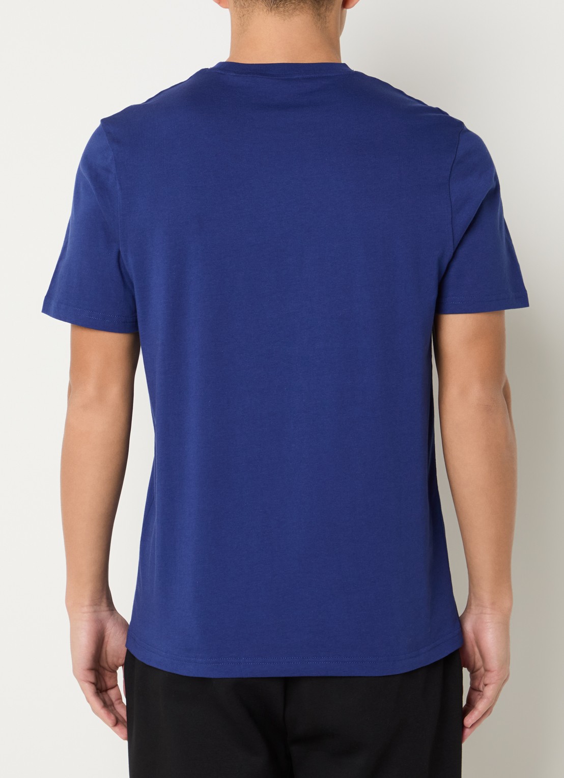 Lyle & Scott T-shirt met logo - achterkant 3 donkerblauw
