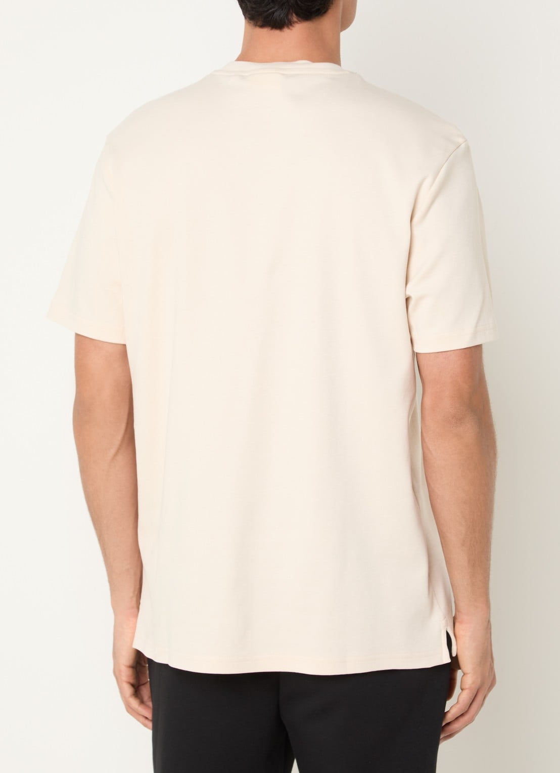 Lyle & Scott T-shirt met logo - achterkant 3 beige