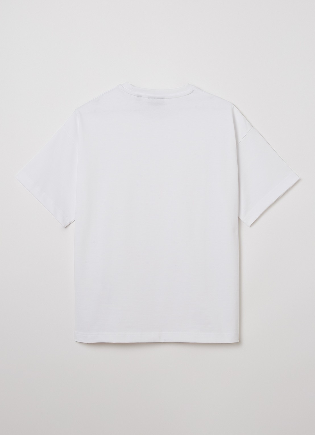 Lyle & Scott T-shirt met logoborduring - voorkant 2 wit