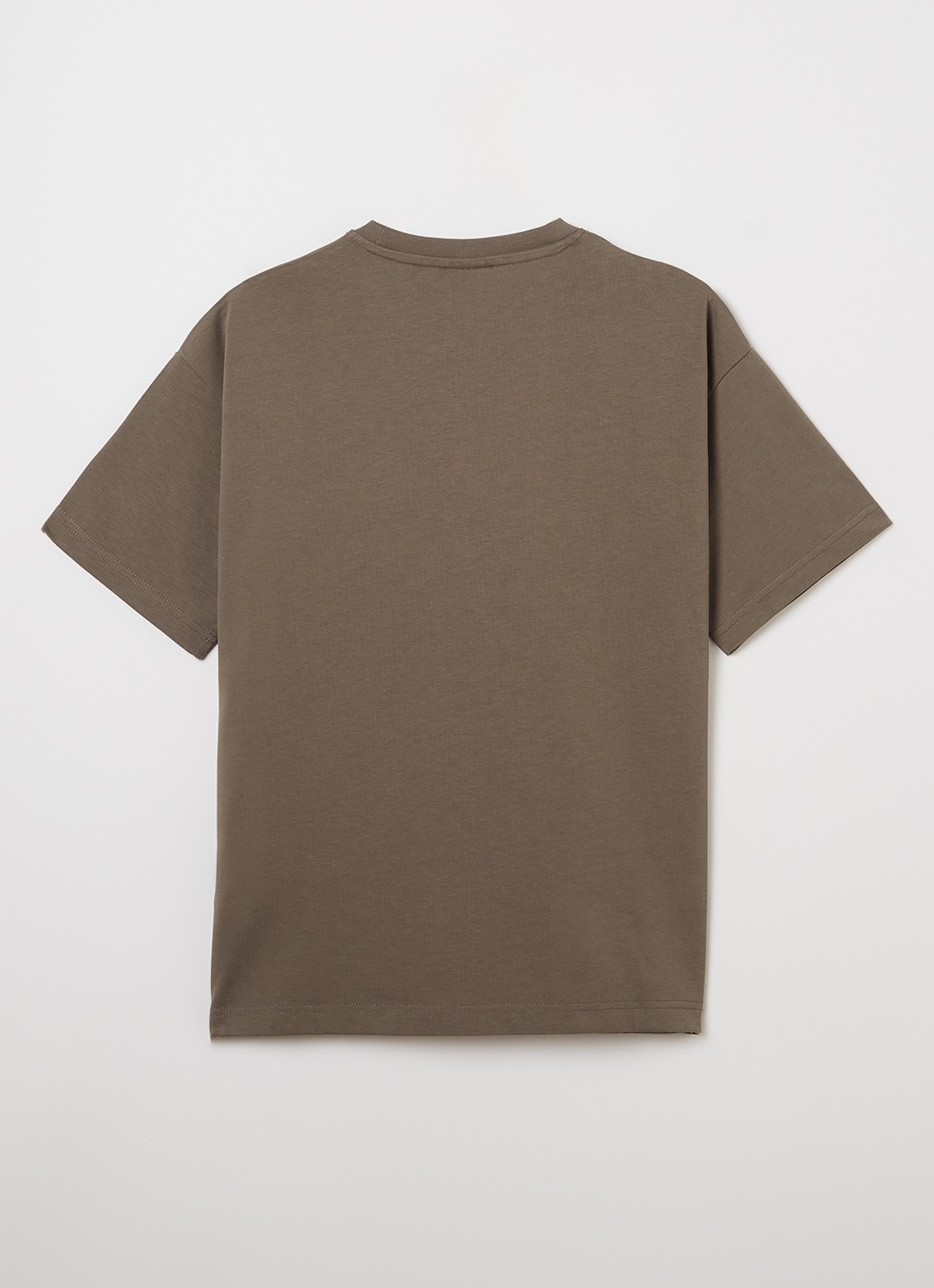 Lyle & Scott T-shirt met logoborduring - detail 3 olijfgroen