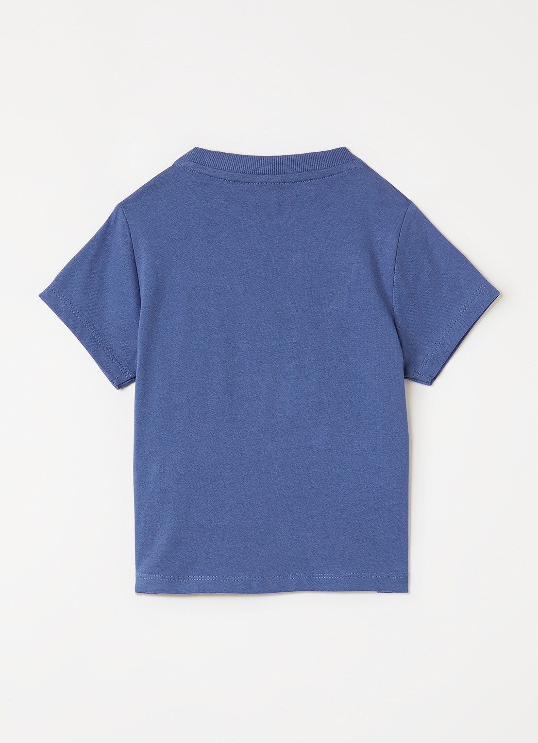 Lyle & Scott T-shirt met logoborduring - voorkant 2 petrol