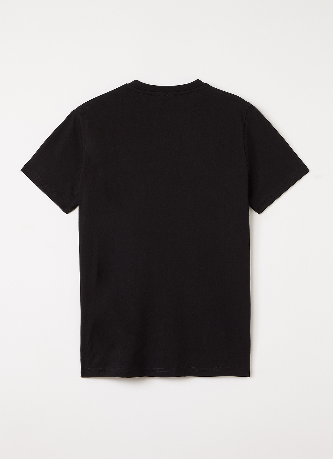 Lyle & Scott T-shirt met logoprint - voorkant 2 zwart