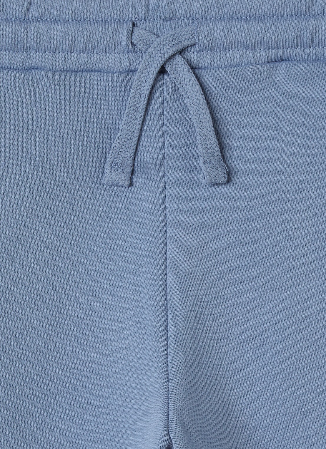 Lyle & Scott Tapered fit joggingbroek met logo - detail 3 staalblauw