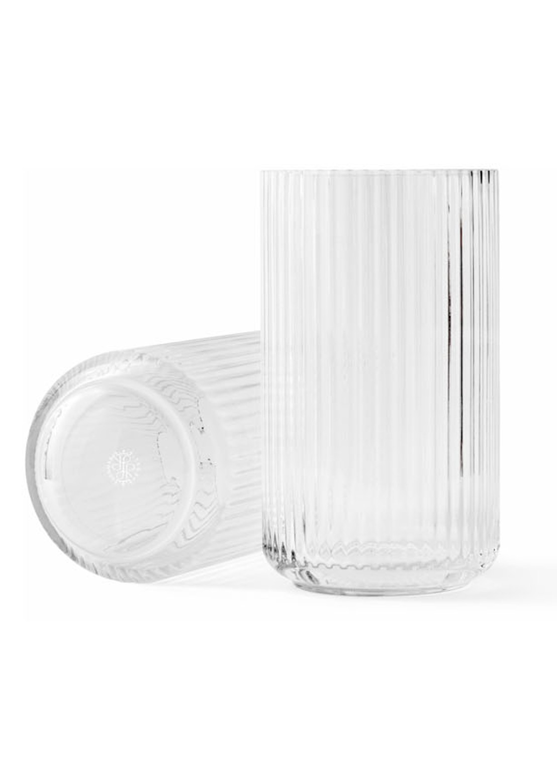 Lyngby Porcelaen Lyngby vaas 25 cm - detail 5 transparant