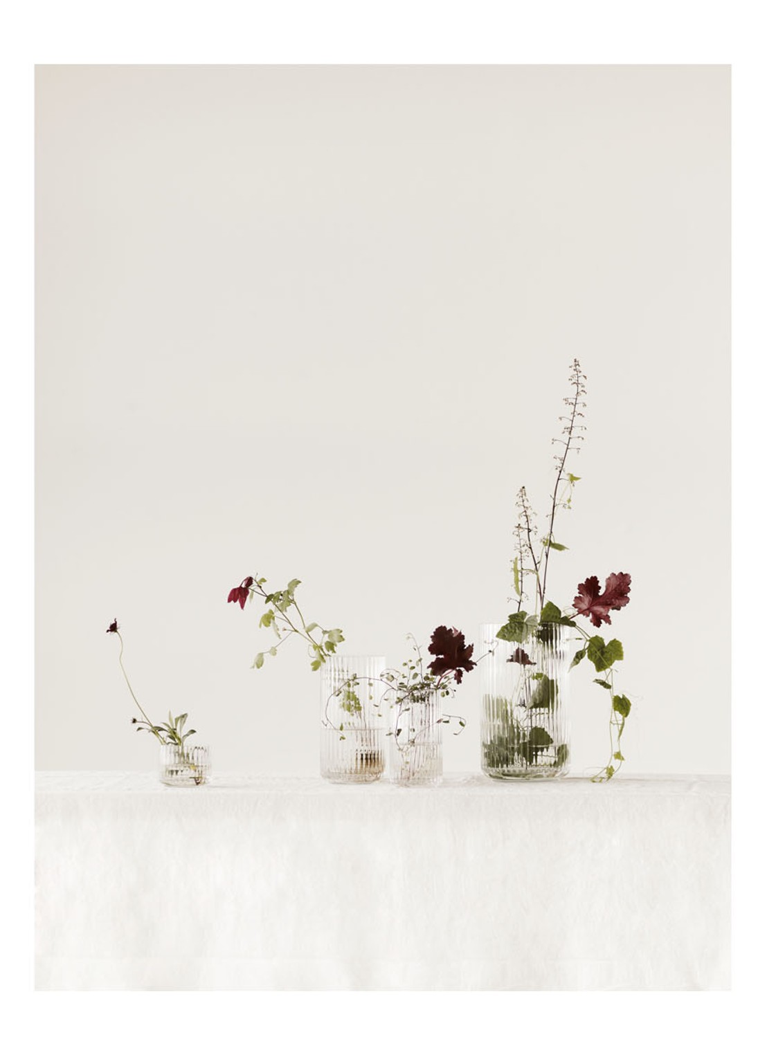 Lyngby Porcelaen Lyngby vaas 25 cm - detail 6 transparant
