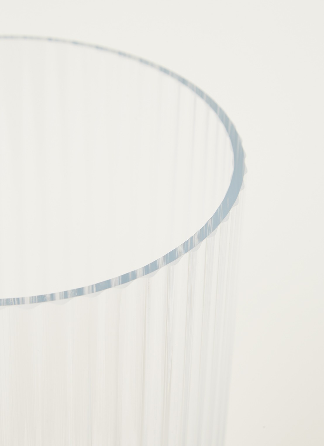 Lyngby Porcelaen Lyngby vaas 31 cm - detail transparant