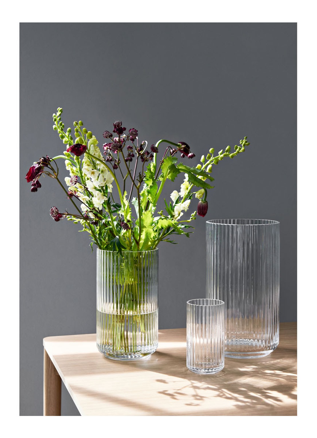 Lyngby Porcelaen Lyngby vaas 31 cm - voorkant 6 transparant