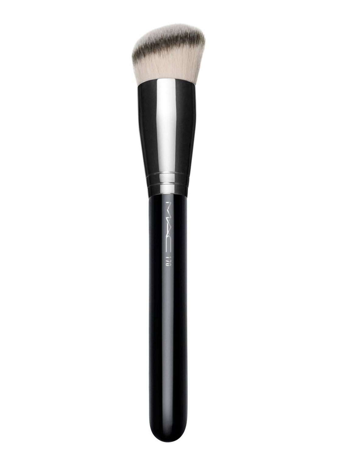 M·A·C 170 Rounded Slant Brush - blush kwast - voorkant zwart