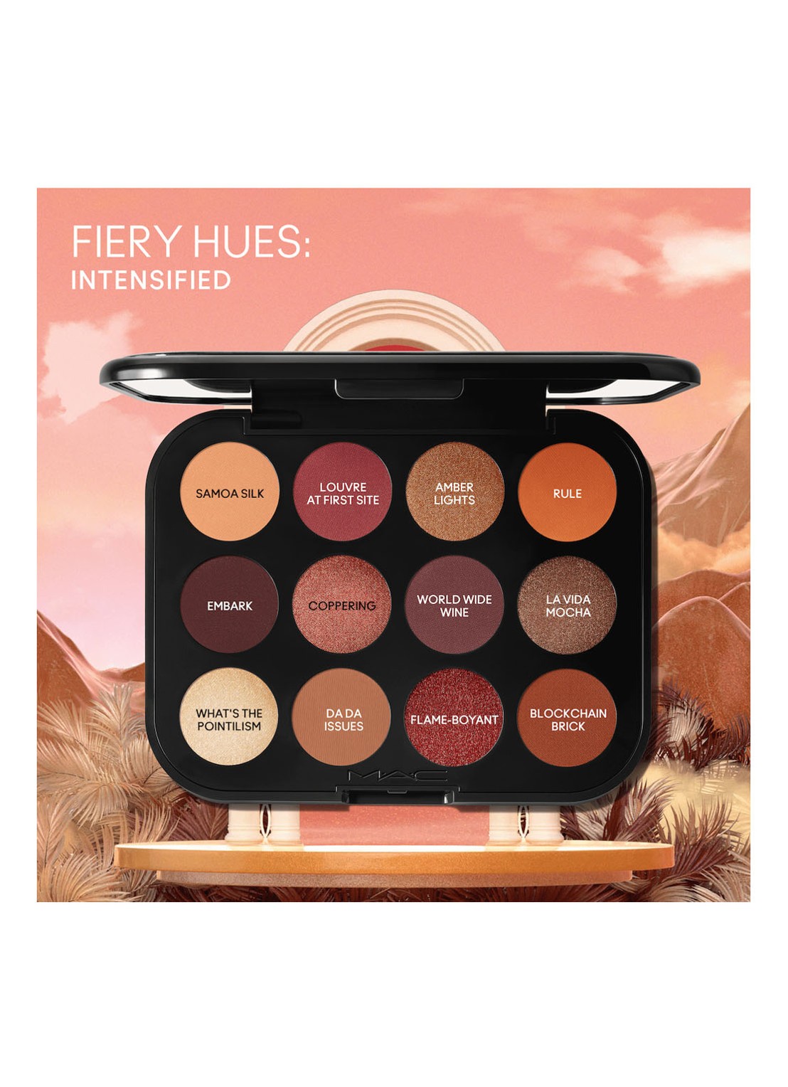 M·A·C Connect In Colour Eye Shadow Palette X12 - oogschaduw palette - detail 3 future flame