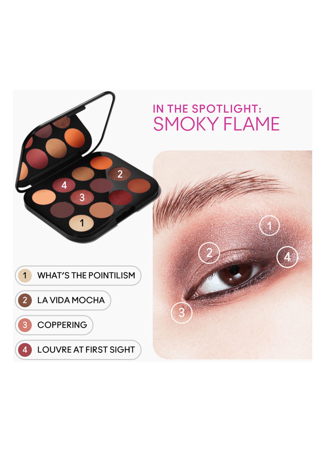 M·A·C Connect In Colour Eye Shadow Palette X12 - oogschaduw palette - detail 5 future flame