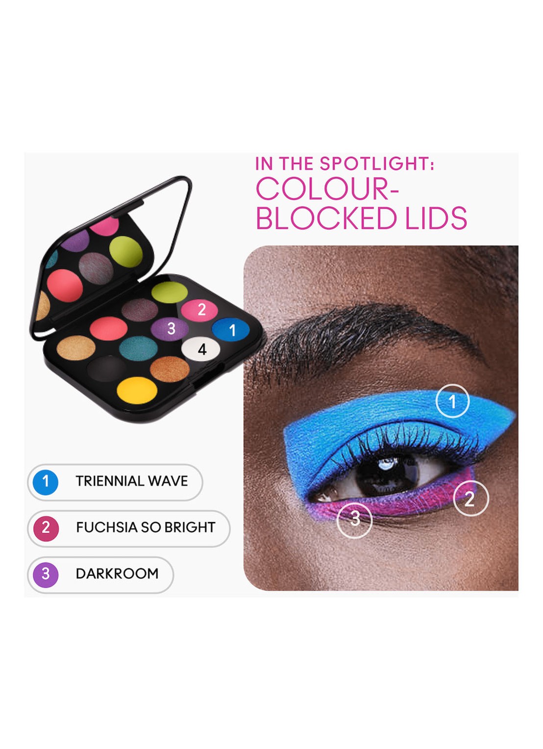 M·A·C Connect In Colour Eye Shadow Palette X12 - oogschaduw palette - detail 3 hi-fi colour