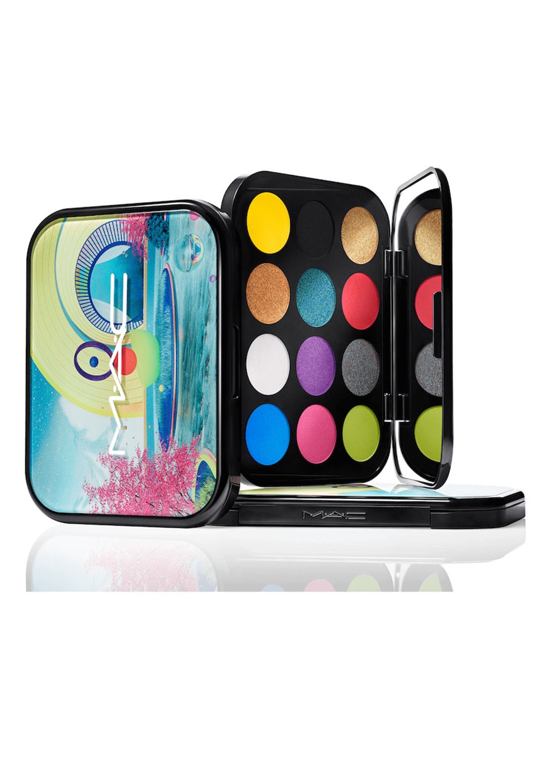 M·A·C Connect In Colour Eye Shadow Palette X12 - oogschaduw palette - voorkant 5 hi-fi colour