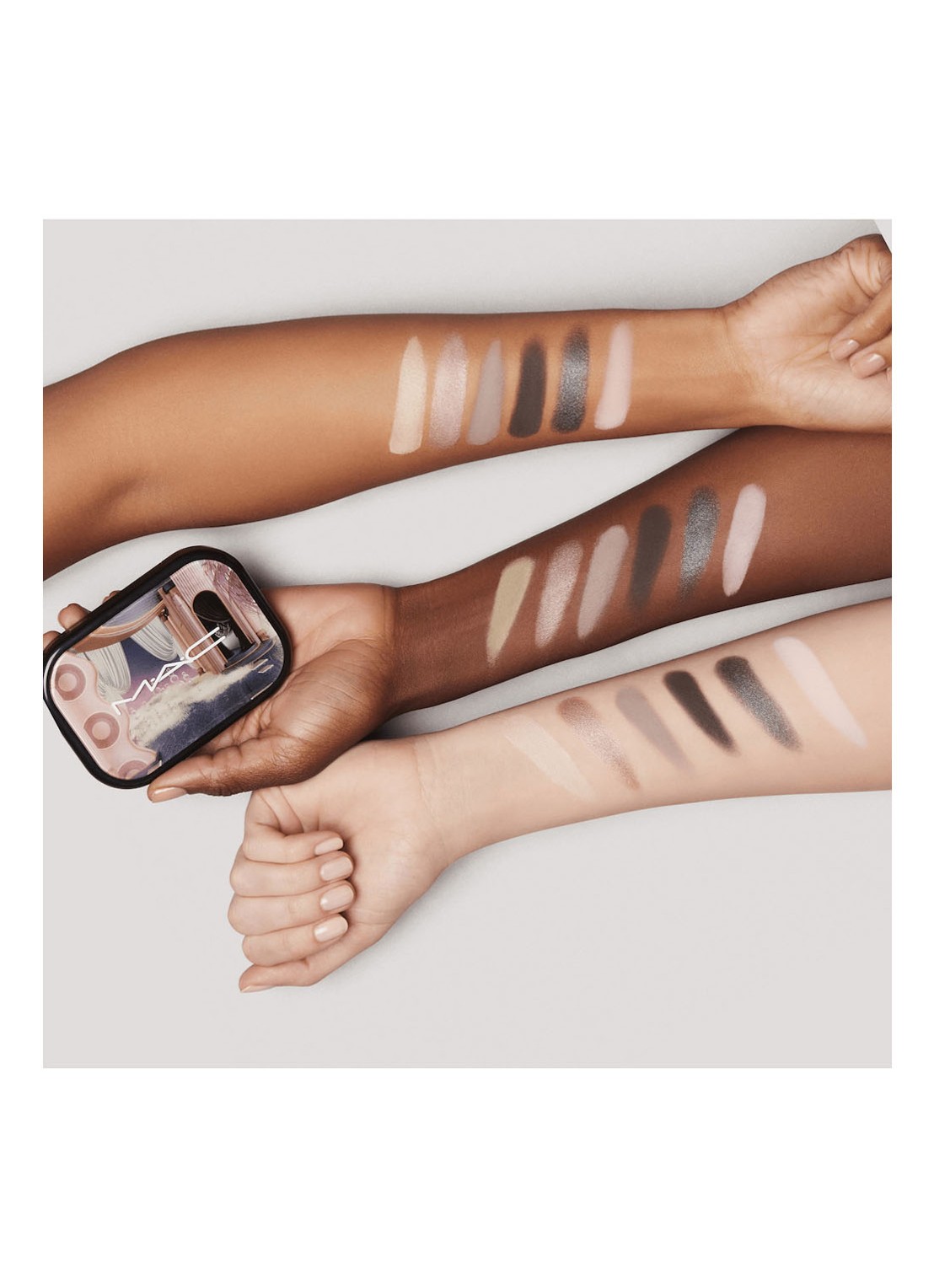 M·A·C  Connect In Colour Eye Shadow Palette X6 - oogschaduw palette - detail 3 encrypted kryptonite