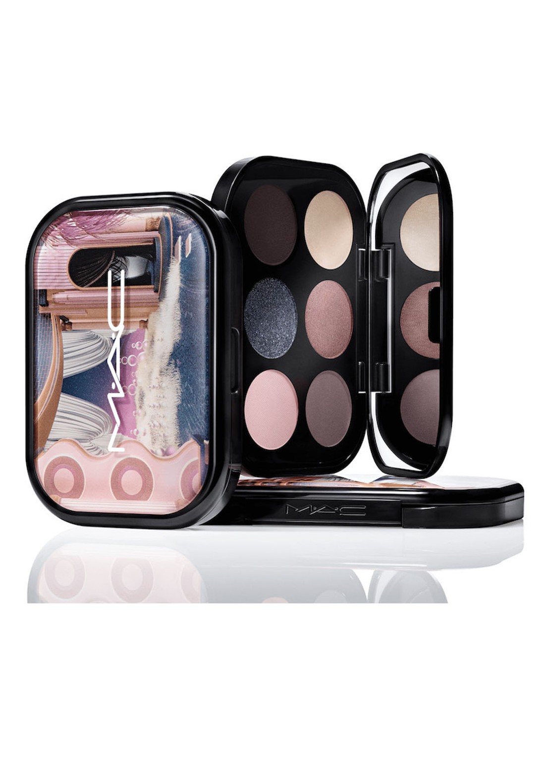M·A·C  Connect In Colour Eye Shadow Palette X6 - oogschaduw palette - voorkant encrypted kryptonite