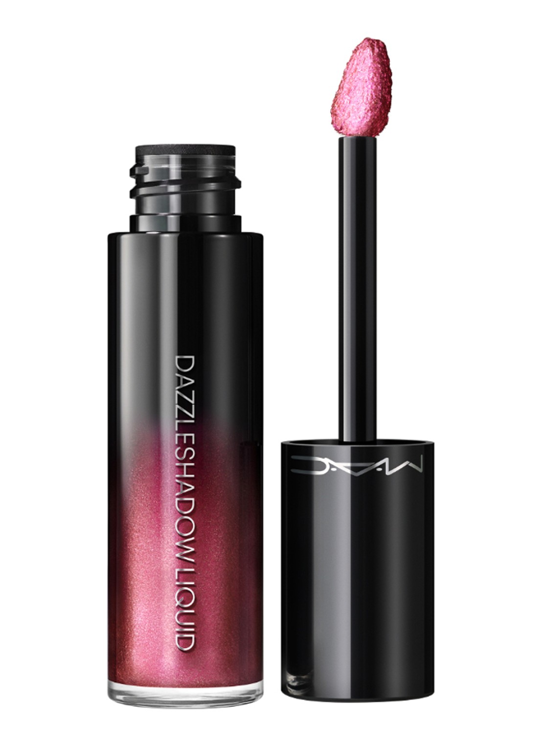 M·A·C Dazzleshadow Liquid Eye Shadow - vloeibare oogschaduw - voorkant a little bit dramatic