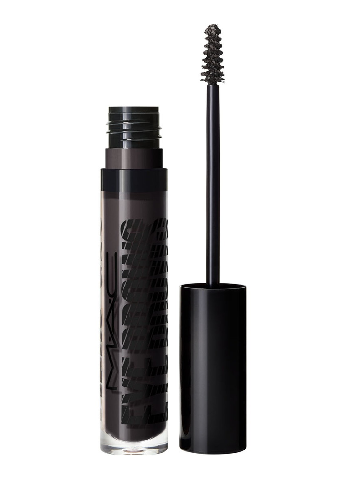 M·A·C Eye Brows Big Boost Fibre Gel - wenkbrauwgel - voorkant onyx