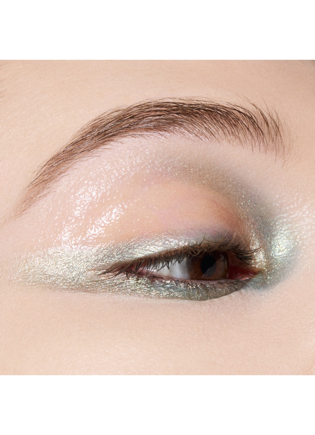 M·A·C Glitter Single Eye Shadow Compact - losse oogschaduw - detail 3 try me on