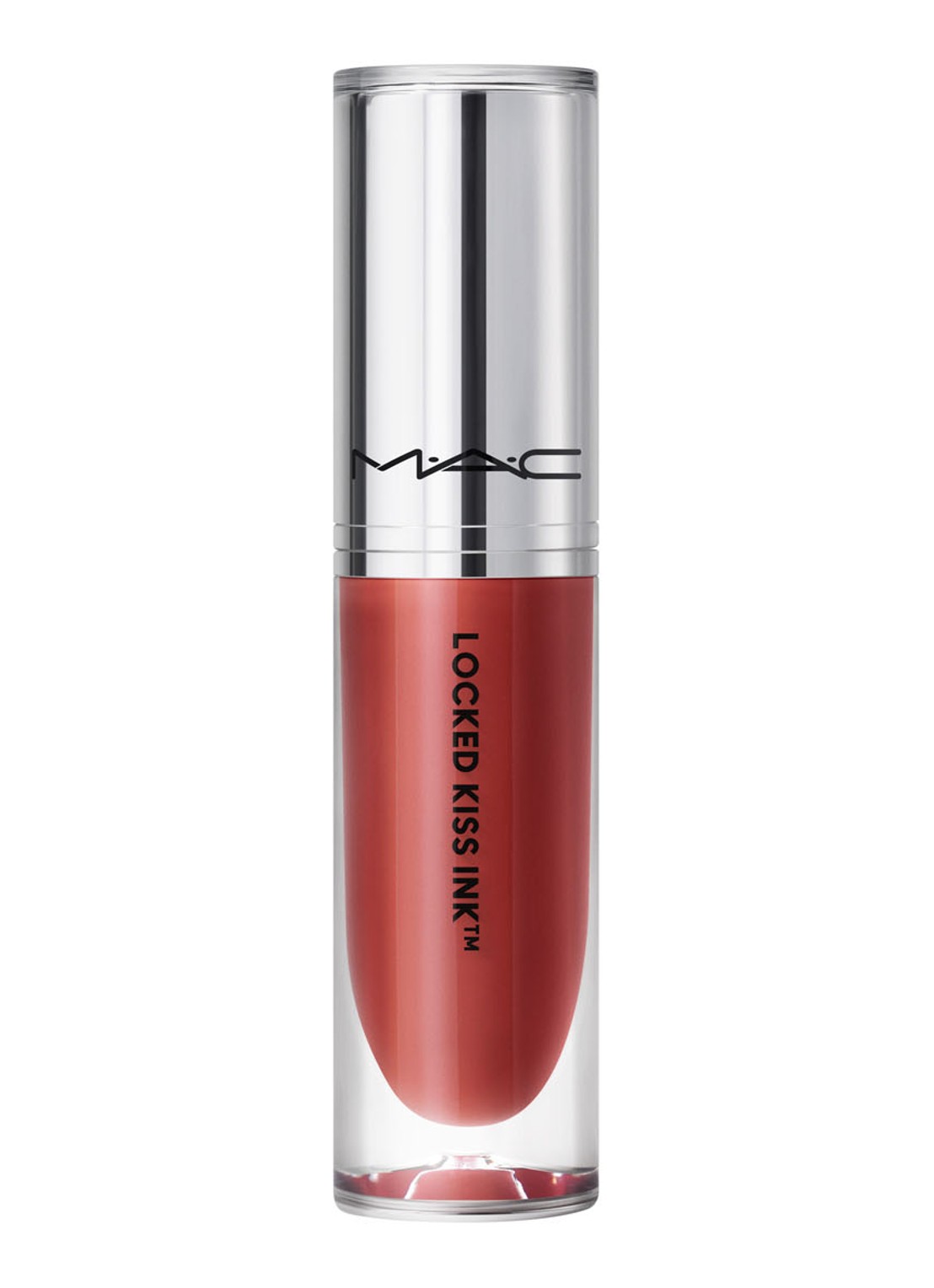 M·A·C Locked Kiss Liquid Lipcolour - vloeibare lipstick - voorkant 2 emphatic