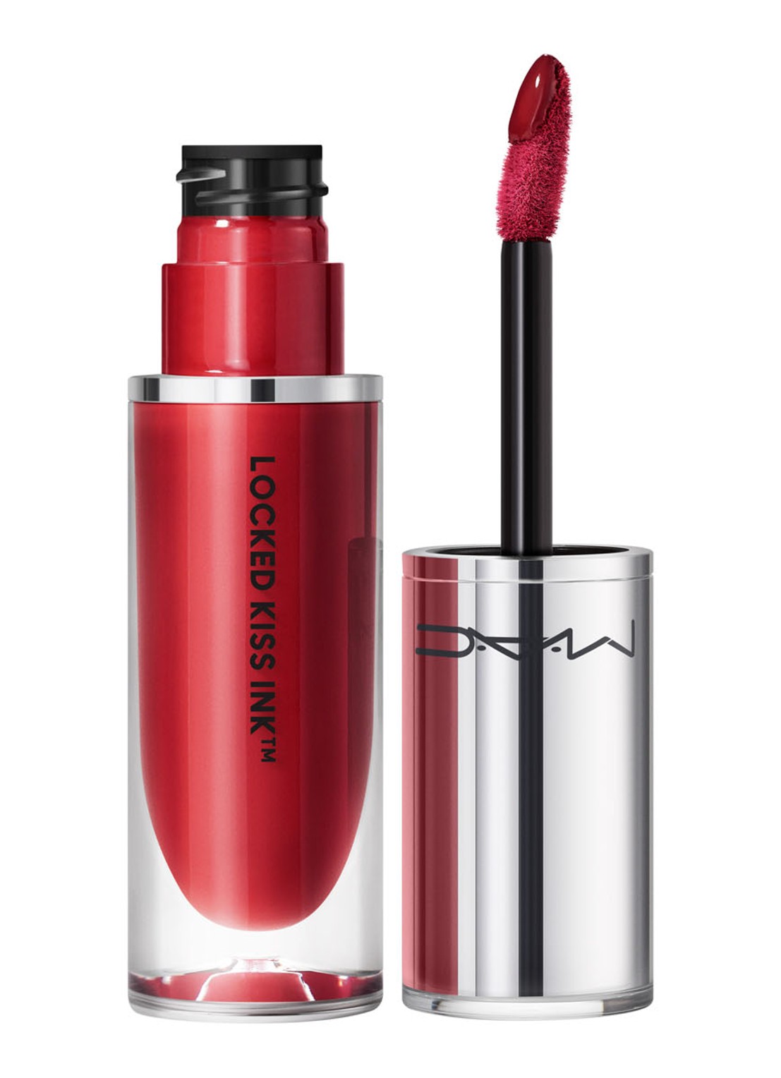M·A·C Locked Kiss Liquid Lipcolour - vloeibare lipstick - voorkant 3 poncy