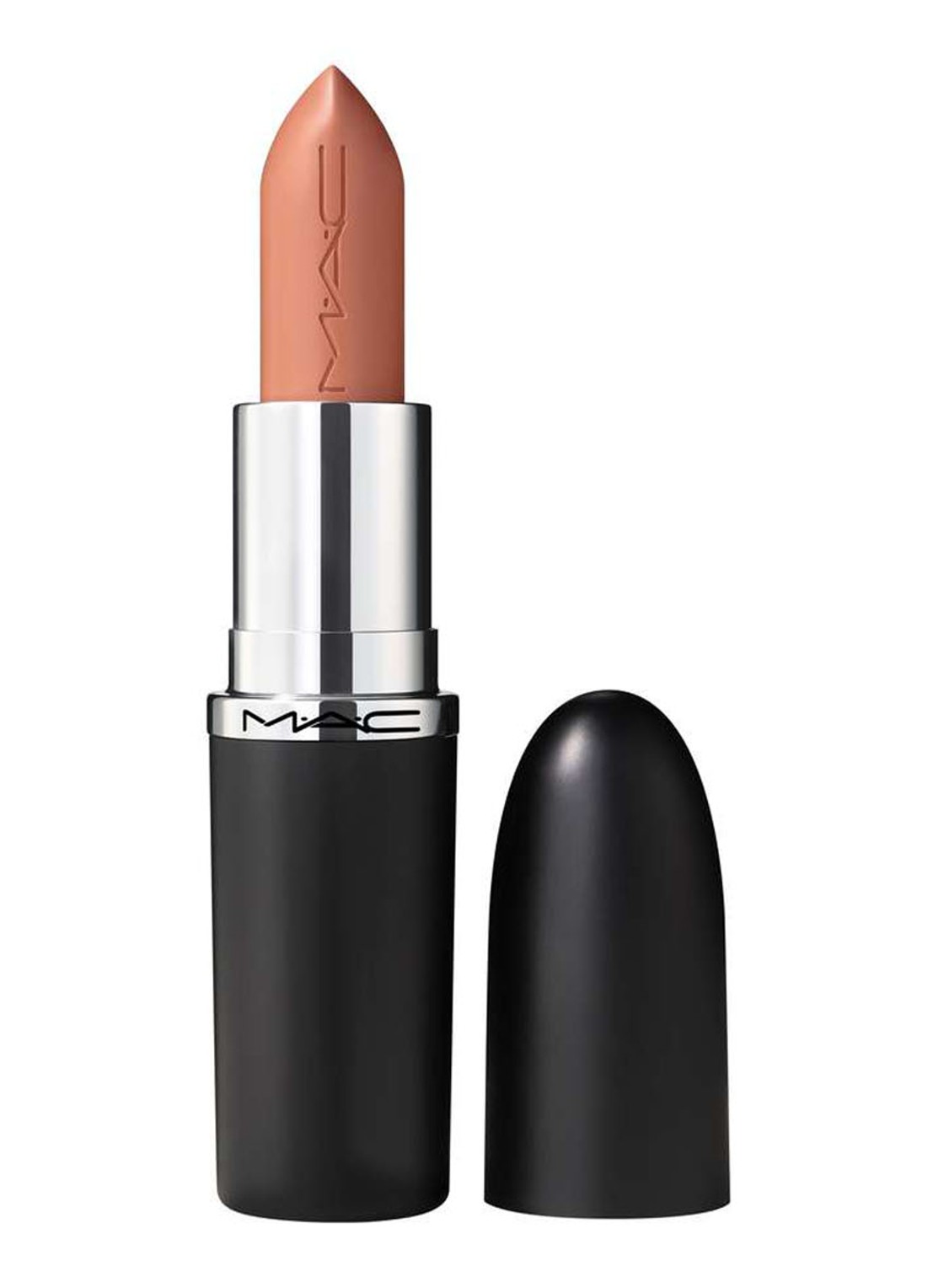 M·A·C M·A·Cximal Sleek Satin Lipstick  - voorkant 2 crème d'nude