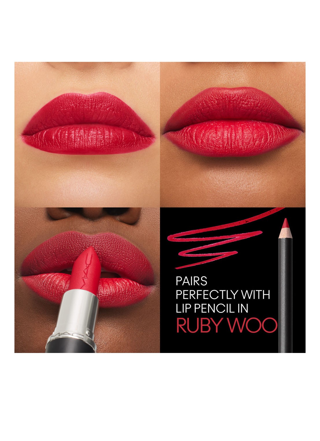 M·A·C Macximal Mini MAC Silky Matte Lipstick - detail 6 ruby woo
