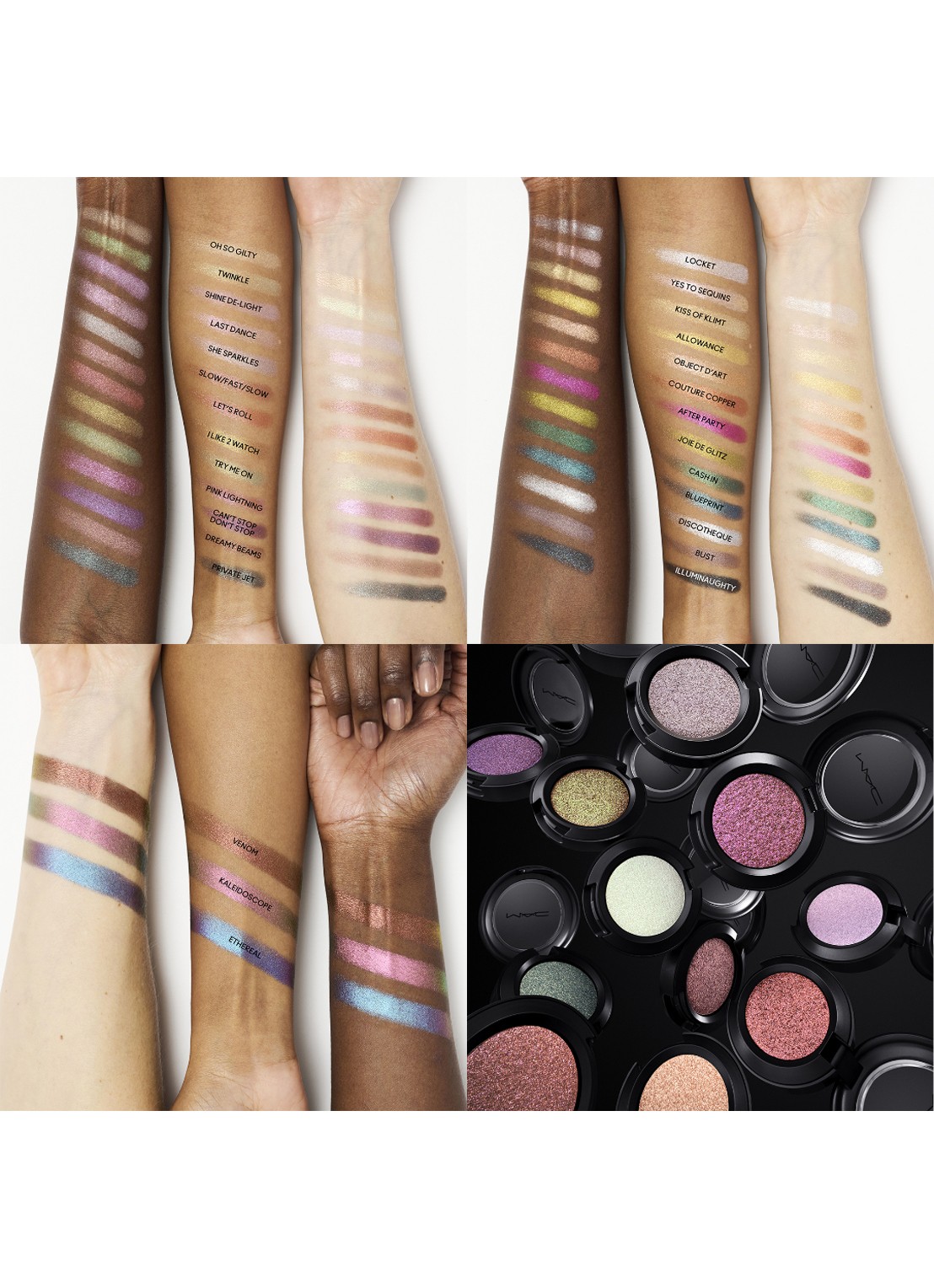 M·A·C Multichrome Single Eye Shadow Compact - losse oogschaduw - detail 5 moonscape