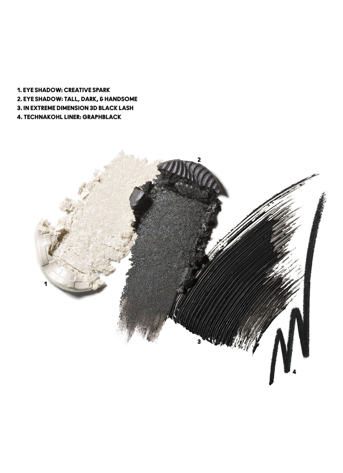 M·A·C Now You See Me Extra Dimension Eye Kit: Smoky - Limited Eition make-up set - detail 2 smokey