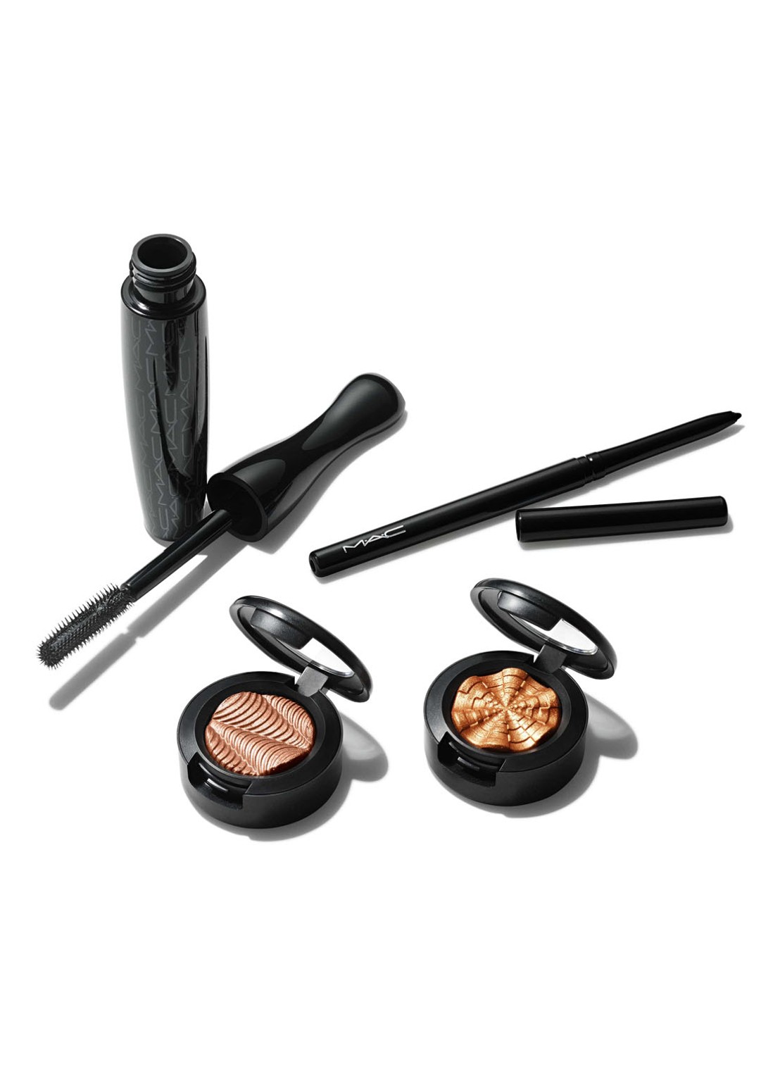 M·A·C Now You See Me Extra Dimension Eye Kit: Smoky - Limited Eition make-up set - voorkant 6 golden
