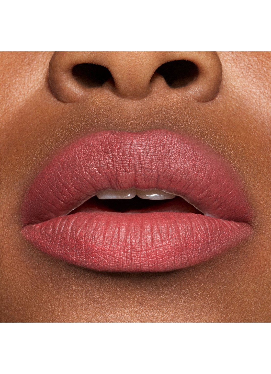 M·A·C Powder Kiss Hazy Matte Lipstick - detail 3 brickthrough