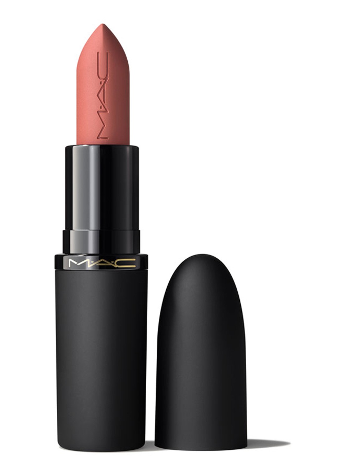 M·A·C Powder Kiss Hazy Matte Lipstick - voorkant 4 teddy 2.0