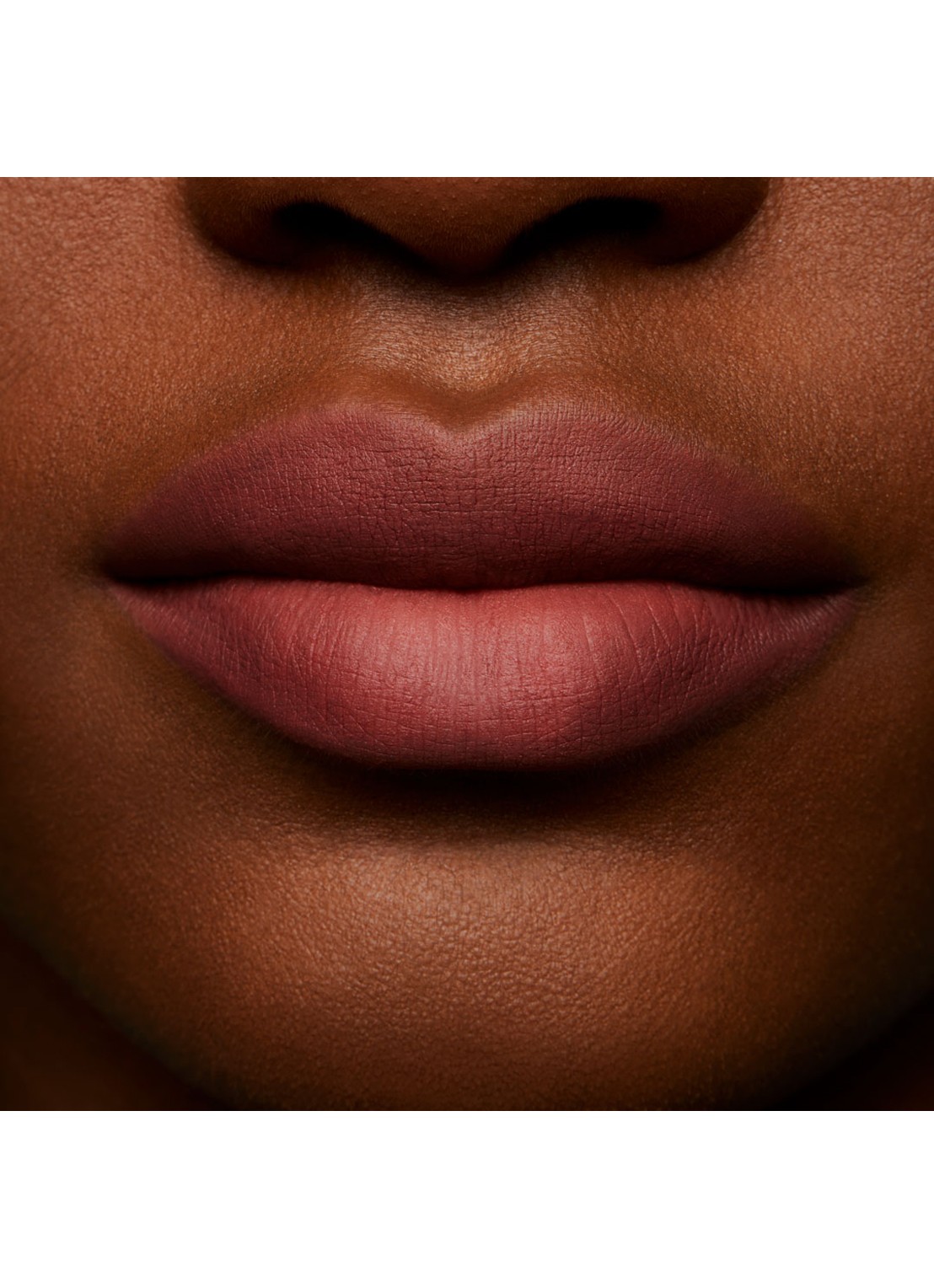 M·A·C Powder Kiss Lip + Cheek Mousse - lipstick - detail 5 over the taupe