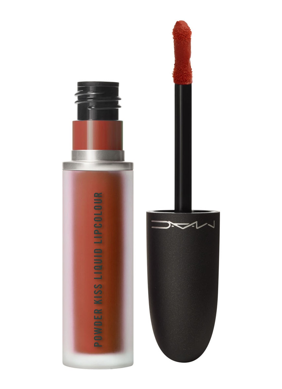 M·A·C Powder Kiss Liquid Lipcolour - liquid lipstick - voorkant steenrood