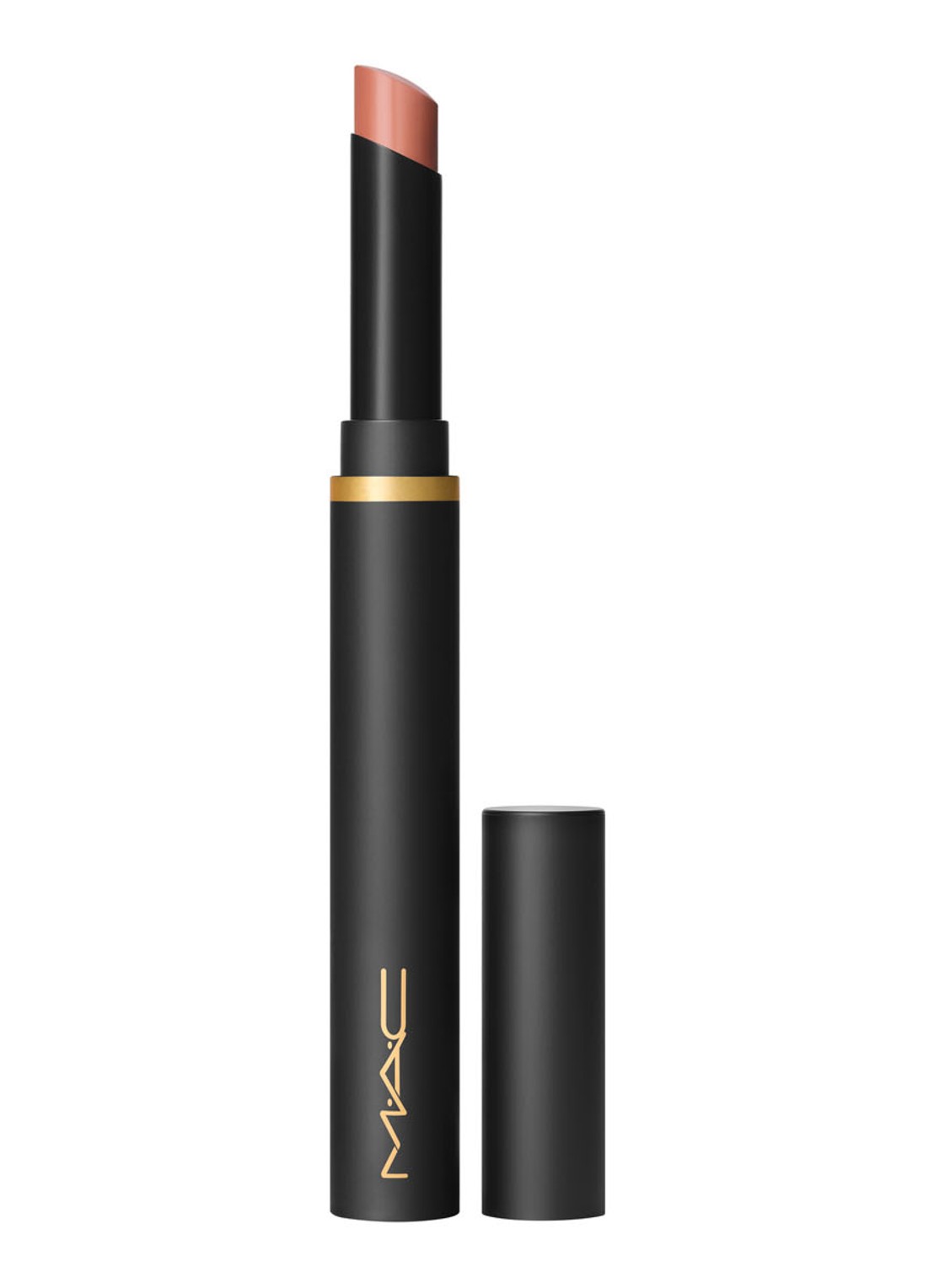 M·A·C Powder Kiss Velvet Blur Slim Stick - lippenstift - voorkant 6 spice world