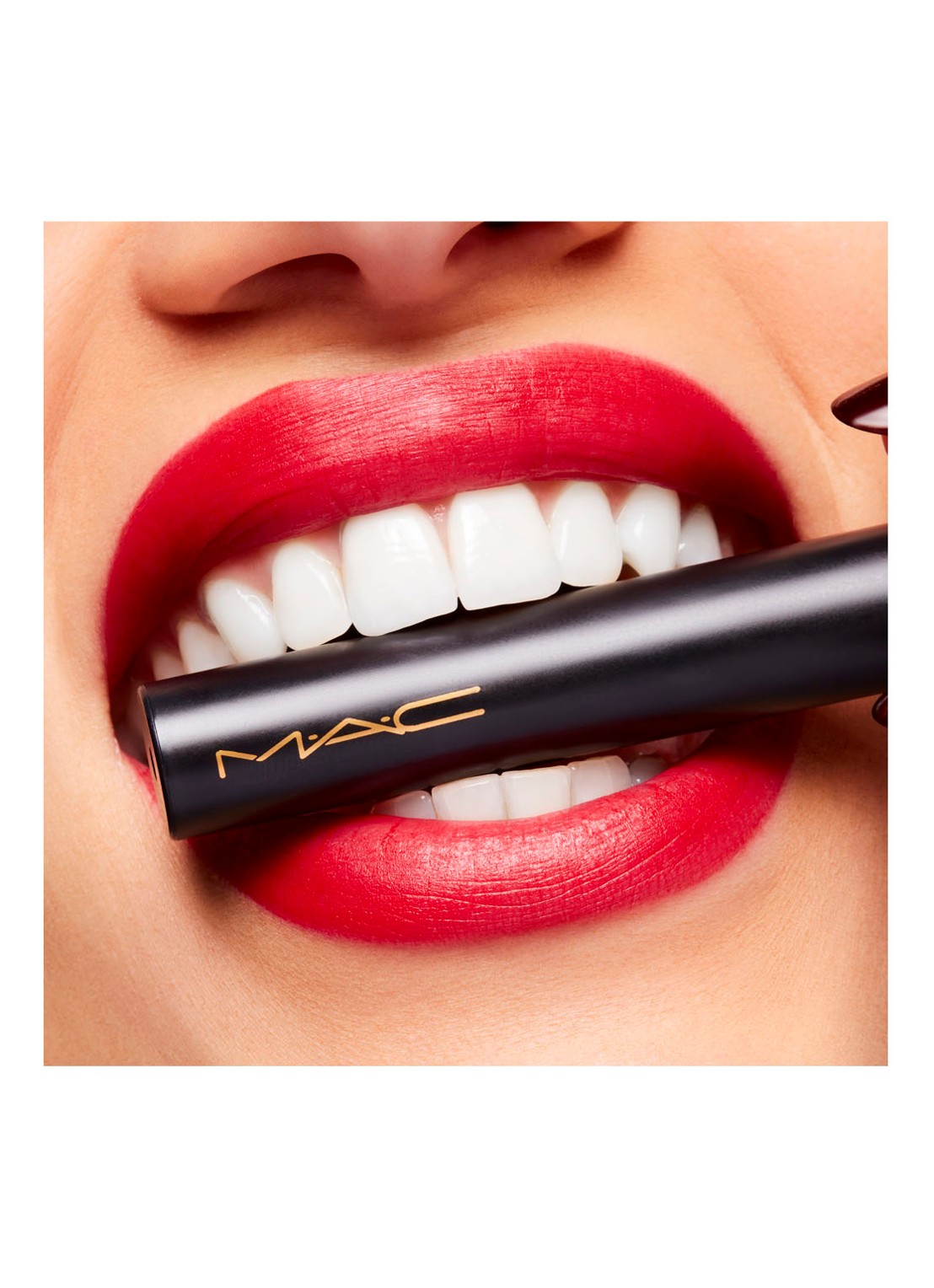 M·A·C Powder Kiss Velvet Blur Slim Stick - lipstick - detail 6 ruby new