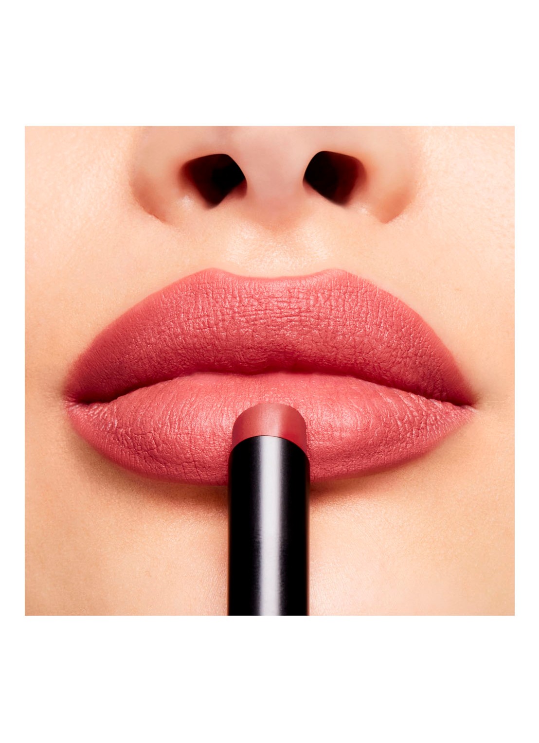 M·A·C Powder Kiss Velvet Blur Slim Stick - lipstick - detail 5 peppery pink