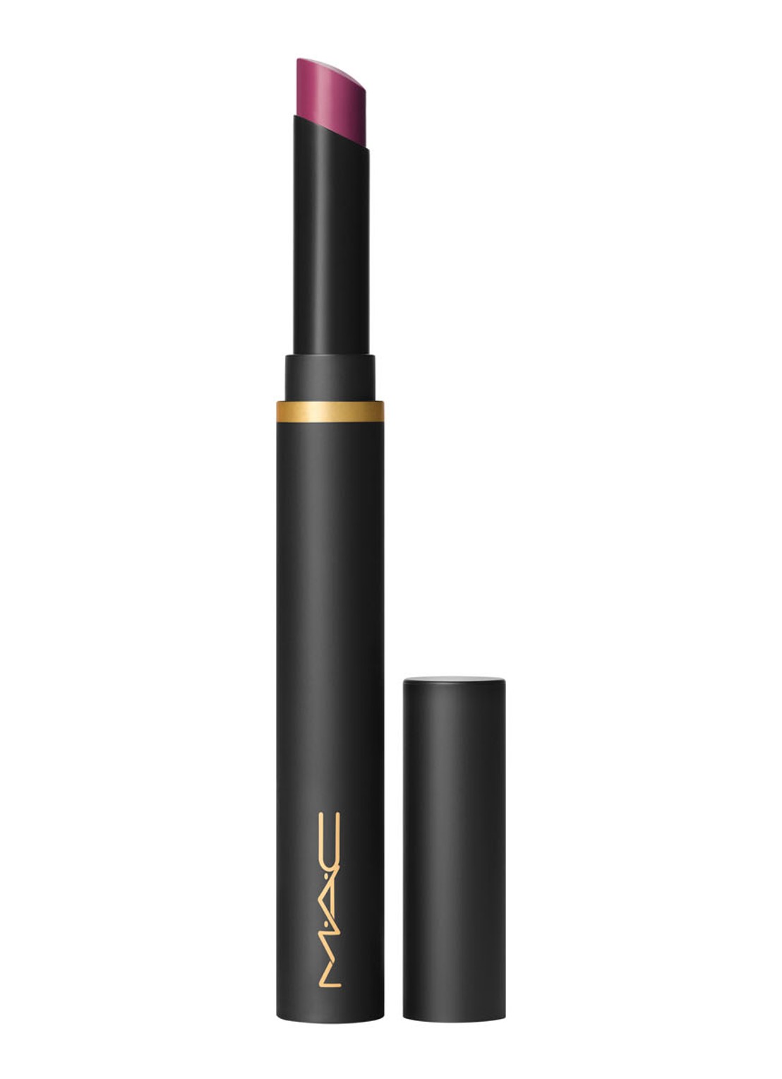 M·A·C Powder Kiss Velvet Blur Slim Stick - lipstick - voorkant 6 wild rebel