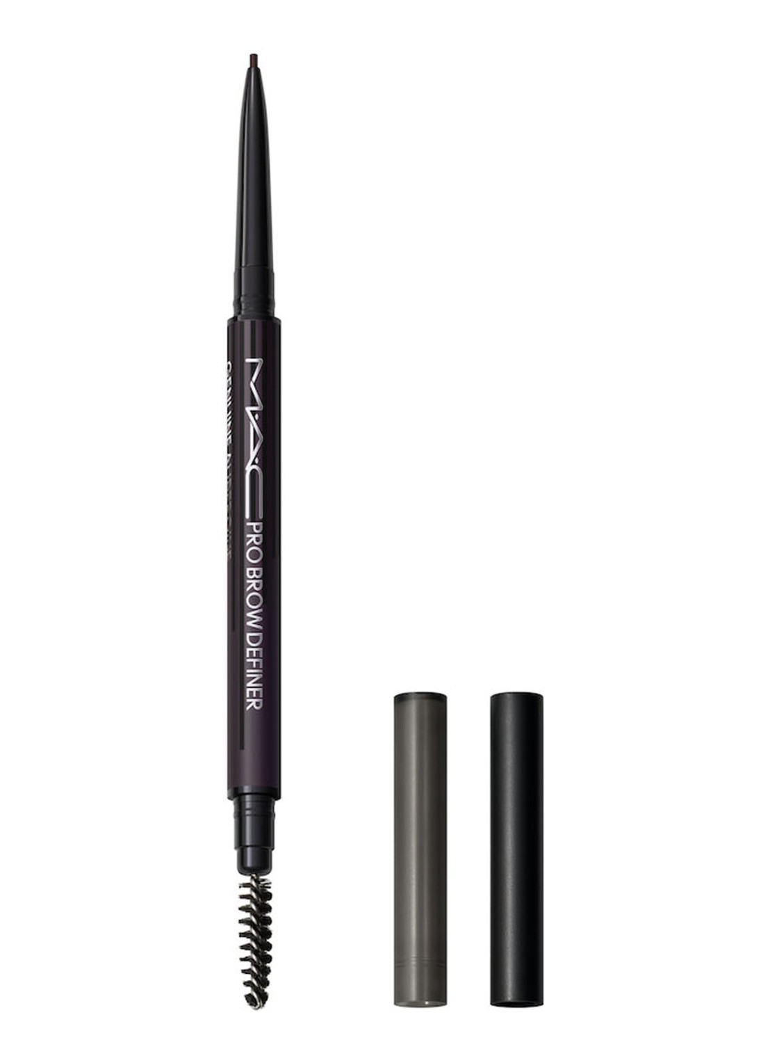 M·A·C Pro Brow Definer 1MM Tip Brow Pencil - waterproof wenkbrauwpotlood - voorkant 4 genuine aubergine