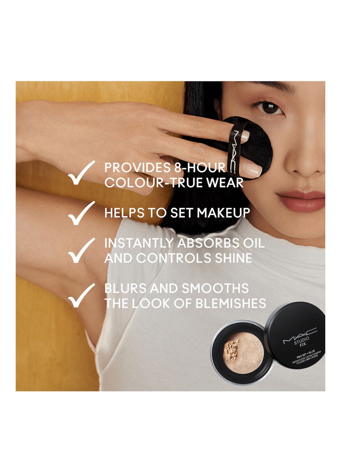 M·A·C Studio Fix Pro Set + Blur Weightless Loose Powder - losse poeder - detail 5 dark