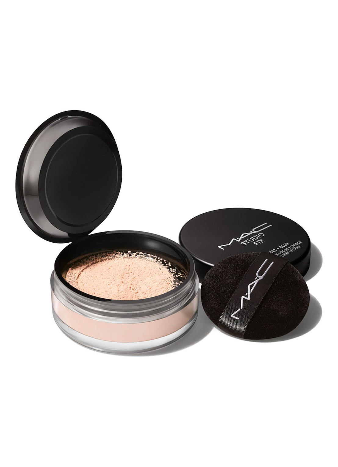 M·A·C Studio Fix Pro Set + Blur Weightless Loose Powder - losse poeder - voorkant 6 light