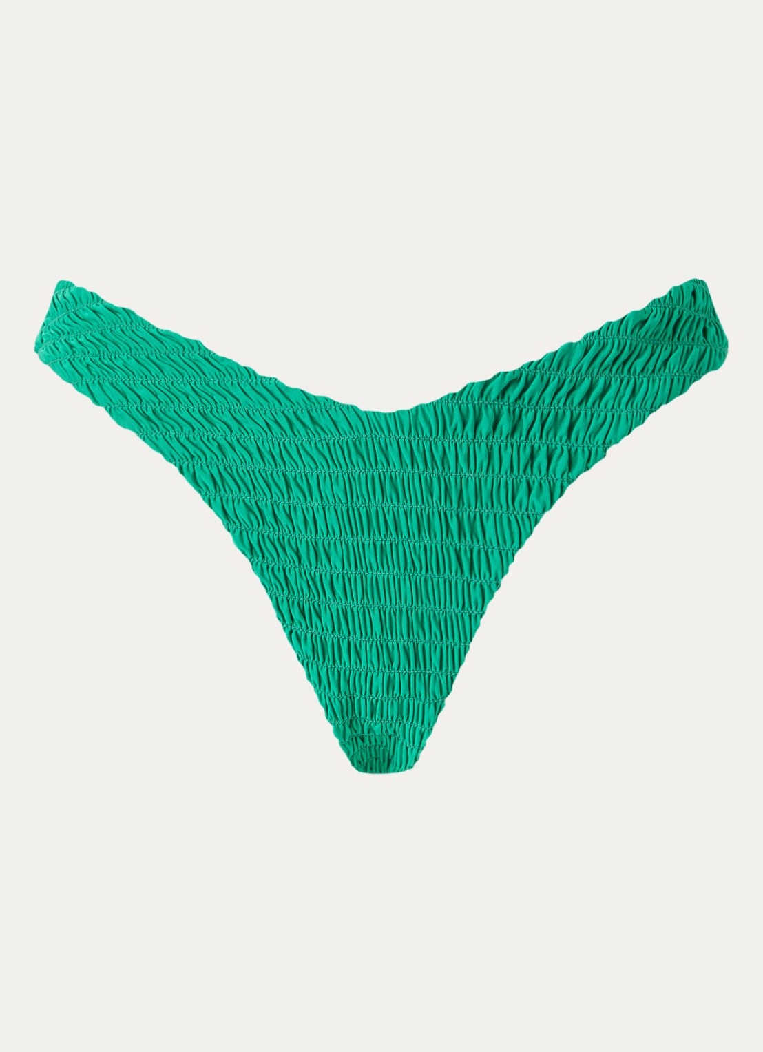 MAAJI Jamaica bikinislip met structuur - voorkant 4 groen