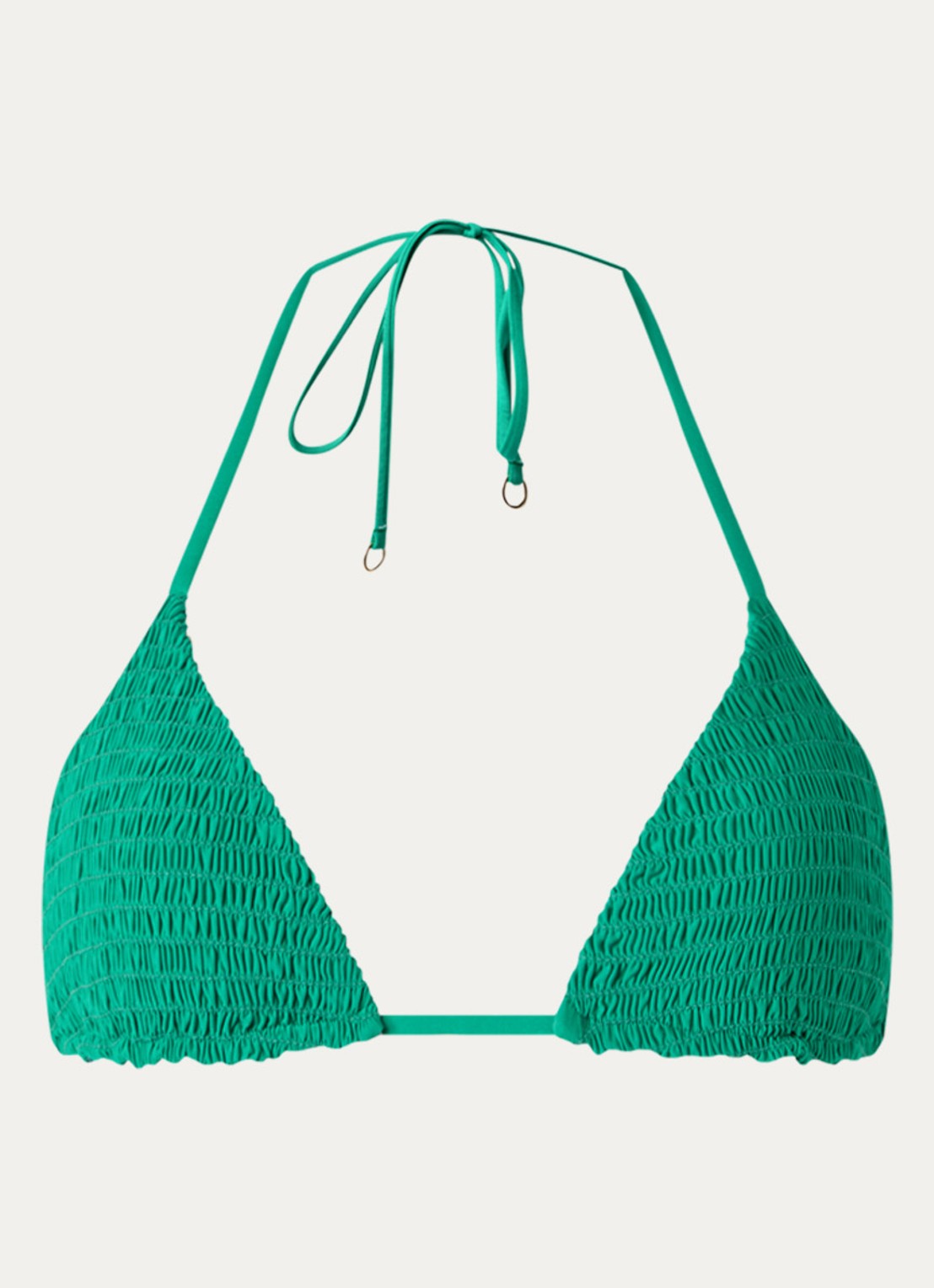 MAAJI Jamaica triangel bikinitop met uitneembare vulling - voorkant 4 groen