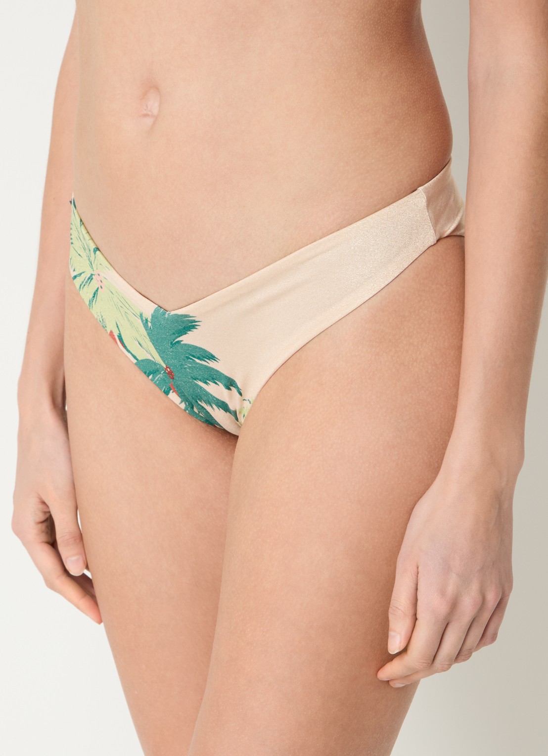 MAAJI Palm Glow Valerya reversible bikinislip met print - detail 2 creme