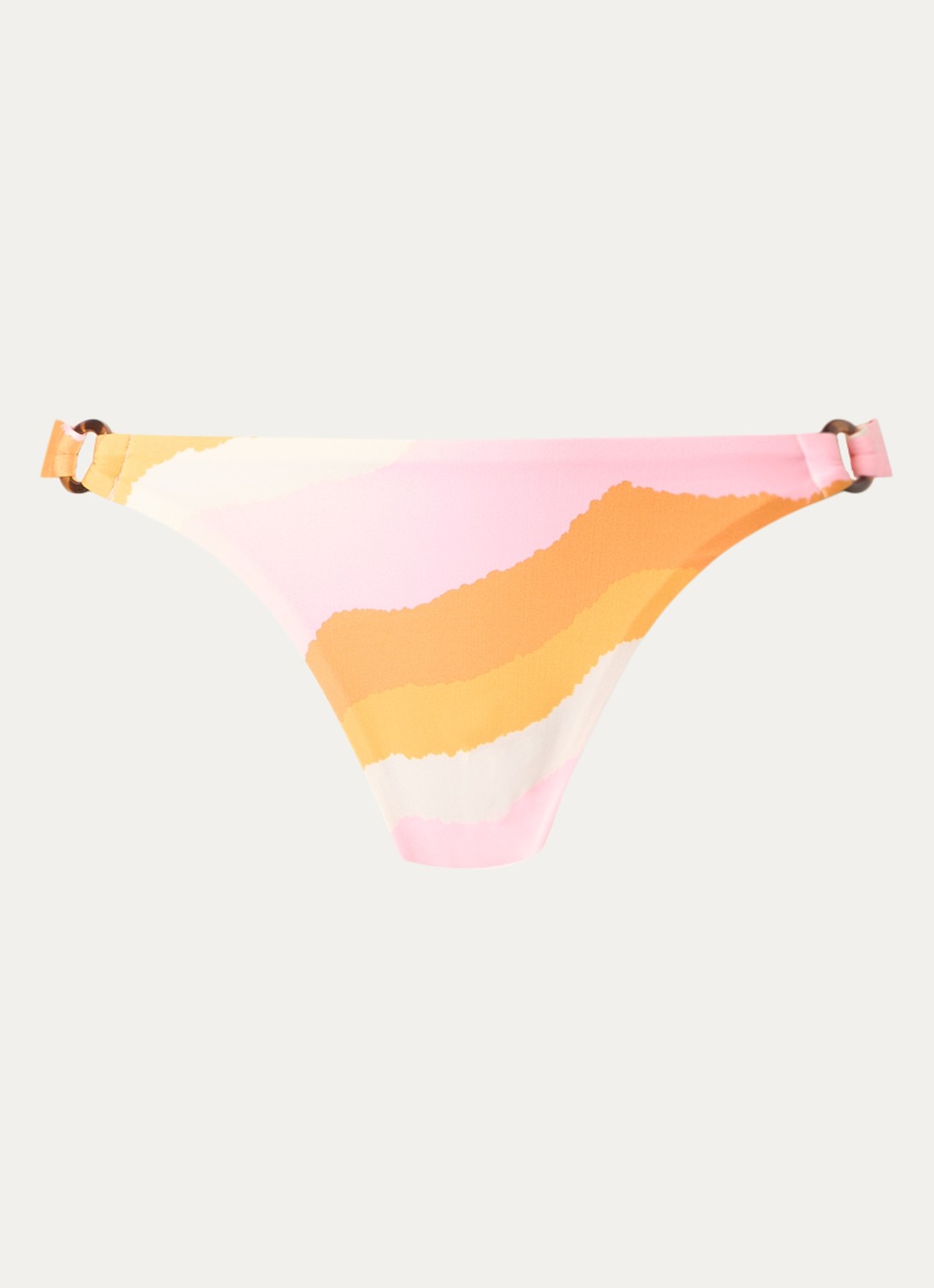 MAAJI Paradiso Waves Sublimiring reversible bikinislip met print - voorkant roze