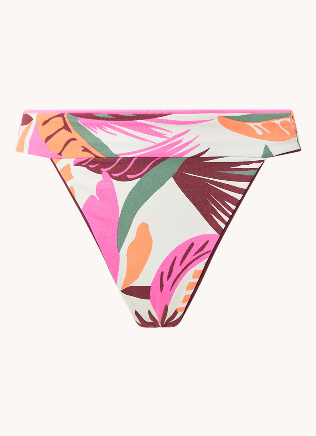 MAAJI Sienna Vintage Grape reversible high waisted bikinislip met print - detail 2 paars