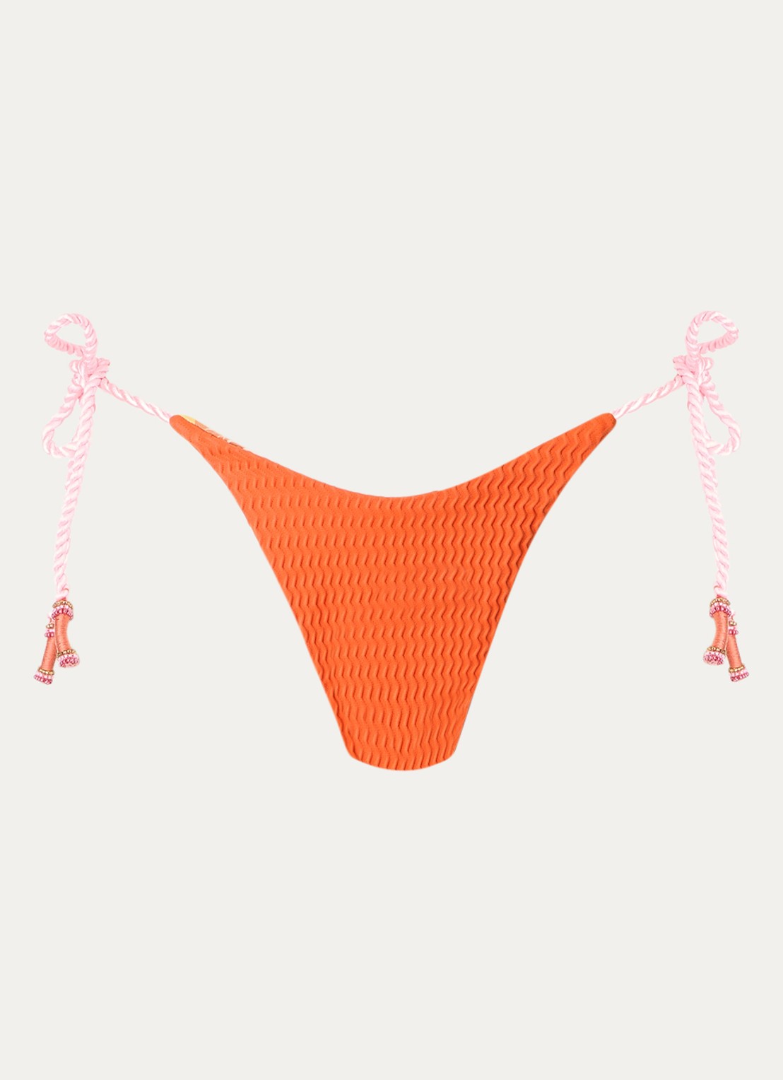 MAAJI Summer Dunes Harley reversible tanga bikinislip met kralendecoratie - voorkant 2 orange