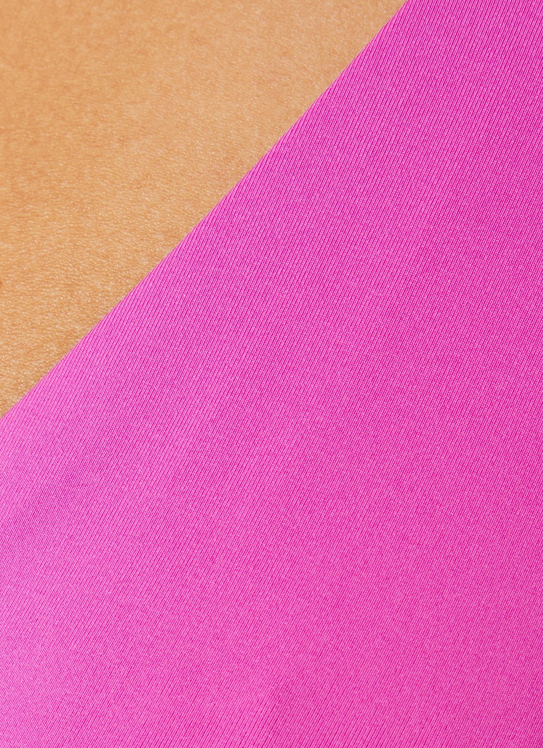 MAAJI Sunset Palm triangel bikinitop - detail 2 donkerroze