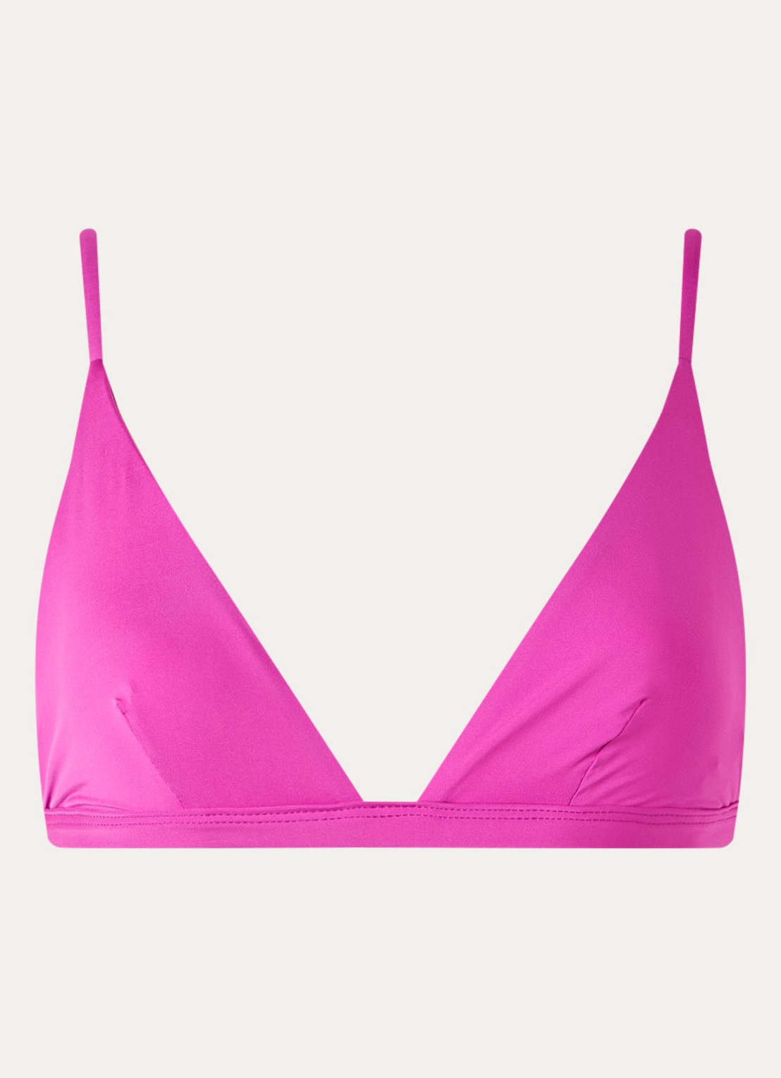 MAAJI Sunset Palm triangel bikinitop - voorkant 4 donkerroze